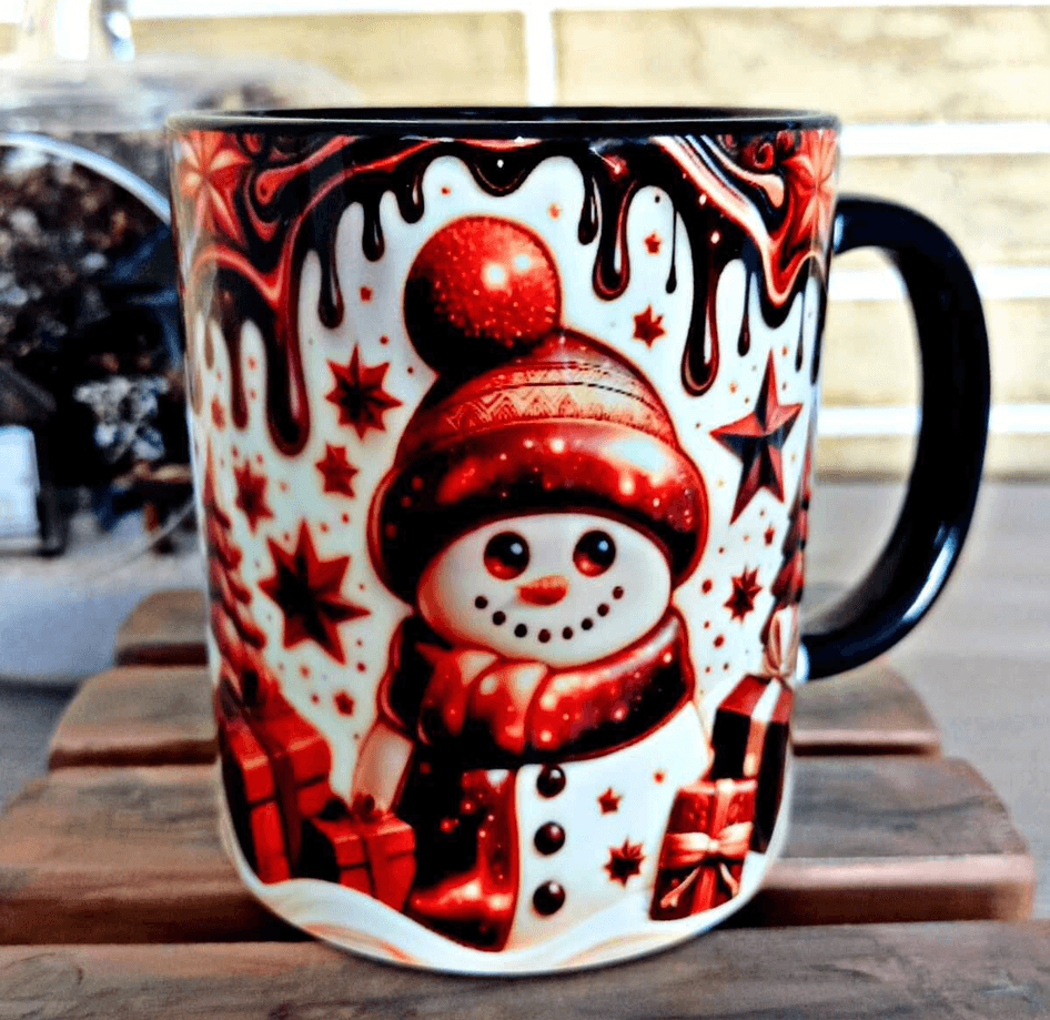 Kardan Adam Yılbaşı Porselen Kupa