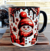 Kardan Adam Yılbaşı Porselen Kupa