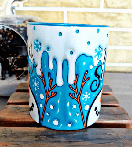 Kardan Adam Olaf Porselen Kupa