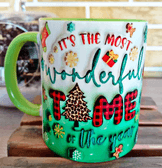 Wonderful Time Porselen Kupa