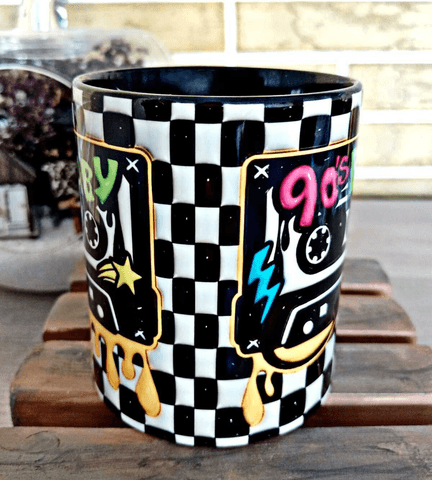 90' S Doksanlar Porselen Kupa