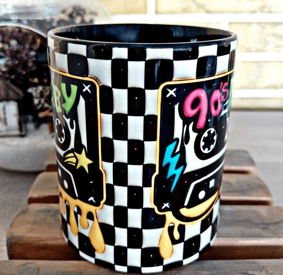 90' S Doksanlar Porselen Kupa