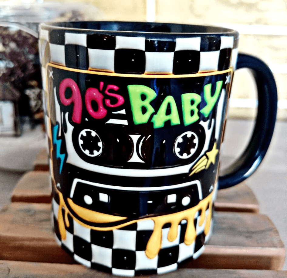 90' S Doksanlar Porselen Kupa