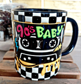 90' S Doksanlar Porselen Kupa