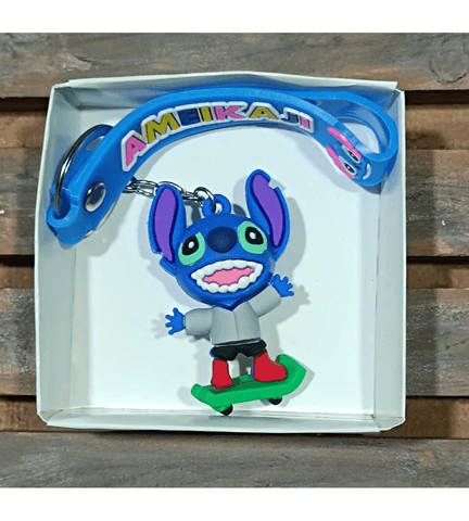 Stitch md5 silikon lüks anahtarlık çanta aksesuar