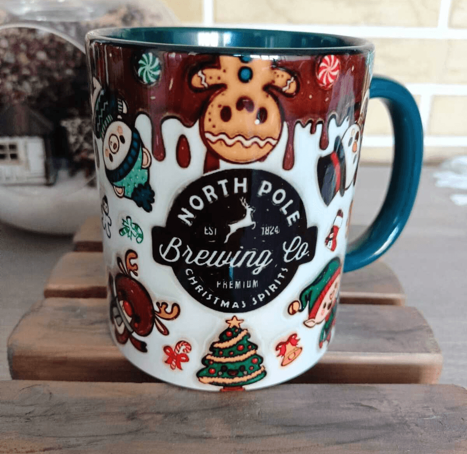 Kurabiye Çocuk Yılbaşı Porselen Kupa