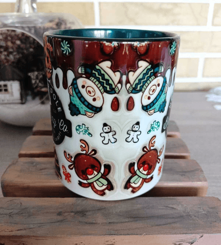 Kurabiye Çocuk Yılbaşı Porselen Kupa