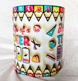 Öğretmenler Günü Özel Tasarım Büyük Boy Kupa