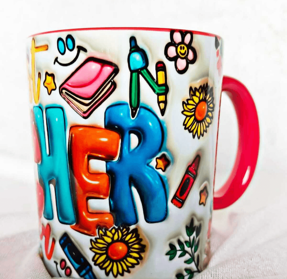 Öğretmenler Günü Özel Tasarım Büyük Boy Kupa