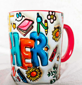 Öğretmenler Günü Özel Tasarım Büyük Boy Kupa