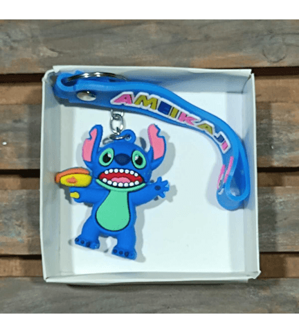 Stitch md4 silikon lüks anahtarlık çanta aksesuar