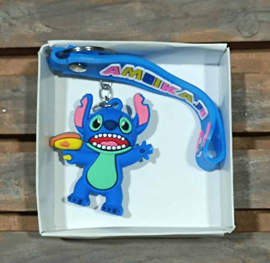 Stitch md4 silikon lüks anahtarlık çanta aksesuar