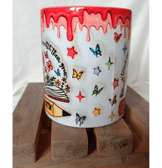 Kitap Öğretmenler Günü Özel Kişiselleştirilebilir Tasarım Baskı Büyük Boy Kupa