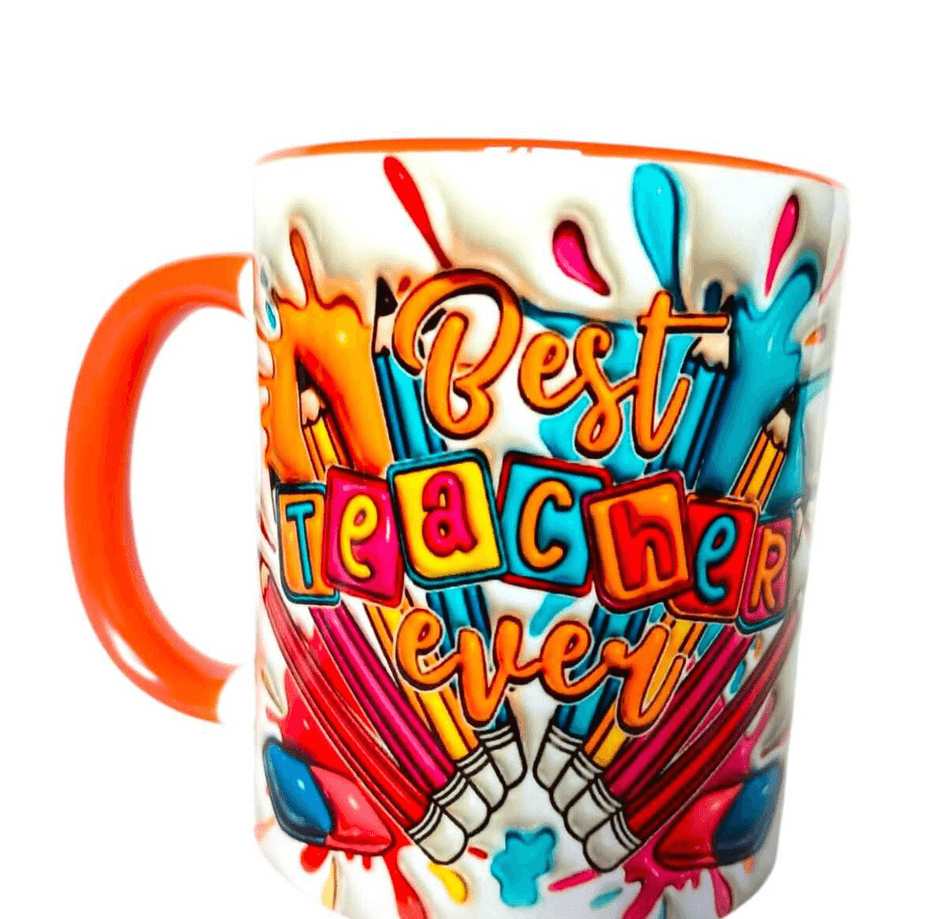 Öğretmenler Günü Özel Tasarım Baskı Büyük Boy Kupa