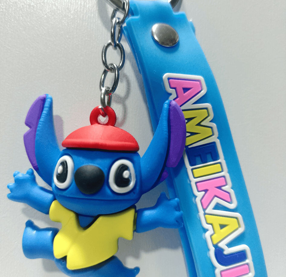 Stitch md2 silikon lüks anahtarlık çanta aksesuar