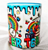 Öğretmenler Günü Özel Tasarım Baskı Büyük Boy Kupa