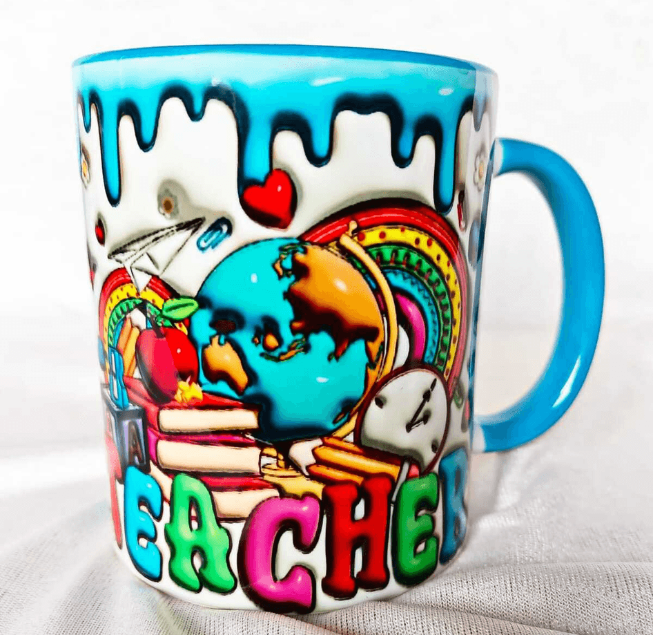 Öğretmenler Günü Özel Tasarım Baskı Büyük Boy Kupa