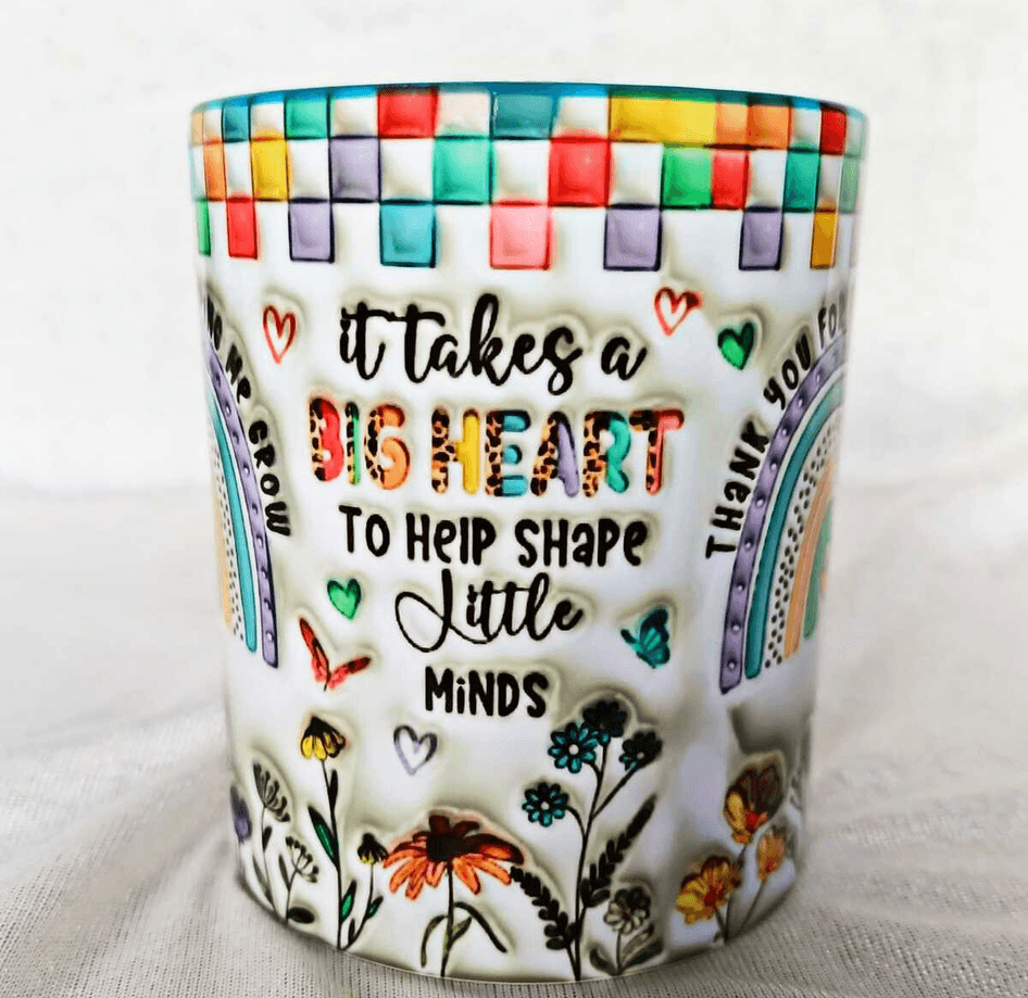 Öğretmenler Günü Özel Tasarım Baskı Büyük Boy Kupa