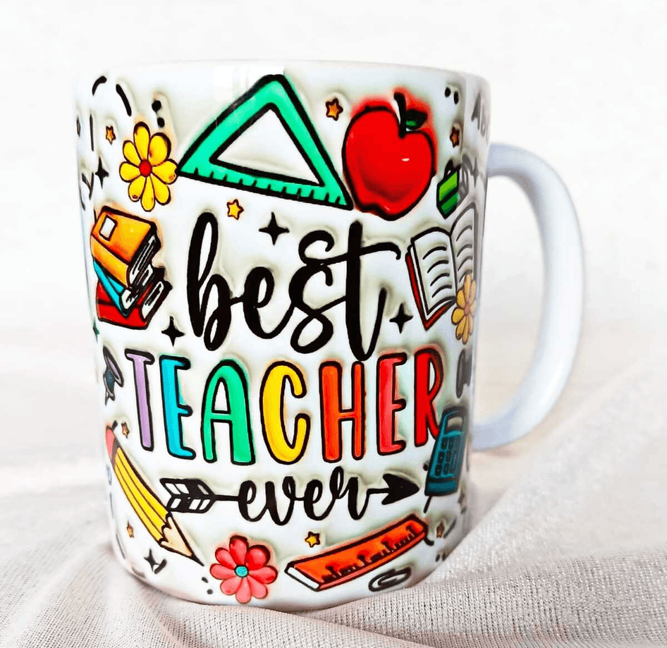 Öğretmenler Günü Özel Tasarım Baskı Büyük Boy Kupa