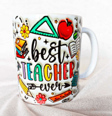 Öğretmenler Günü Özel Tasarım Baskı Büyük Boy Kupa