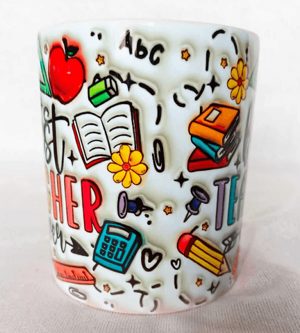 Öğretmenler Günü Özel Tasarım Baskı Büyük Boy Kupa