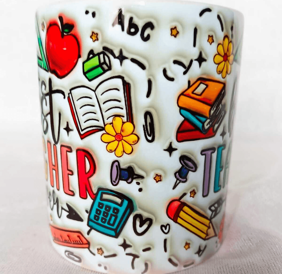 Öğretmenler Günü Özel Tasarım Baskı Büyük Boy Kupa