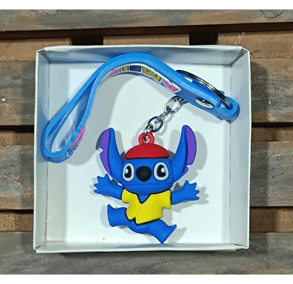 Stitch md2 silikon lüks anahtarlık çanta aksesuar