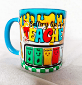 Öğretmenler Günü Özel Tasarım Baskı Büyük Boy Kupa