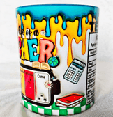 Öğretmenler Günü Özel Tasarım Baskı Büyük Boy Kupa