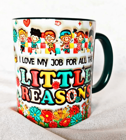 Öğretmenler Günü Özel Tasarım Baskı Büyük Boy Kupa