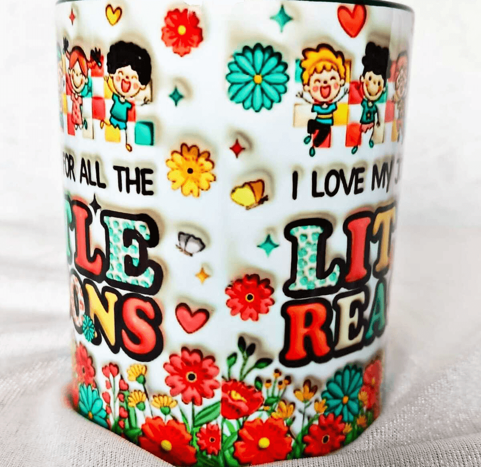 Öğretmenler Günü Özel Tasarım Baskı Büyük Boy Kupa