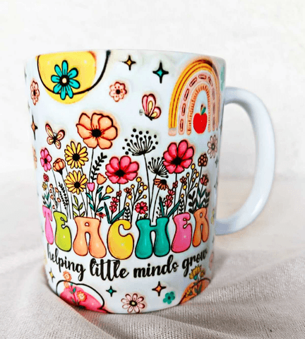 Öğretmenler Günü Özel Tasarım Baskı Büyük Boy Kupa