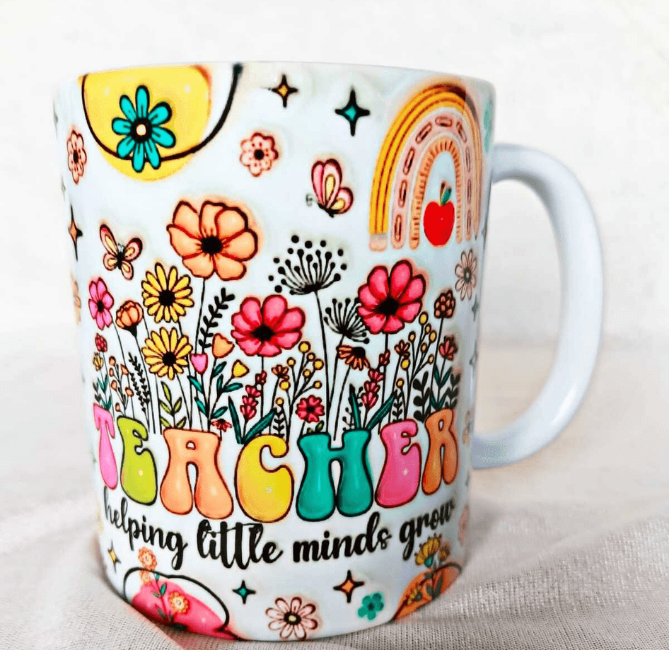 Öğretmenler Günü Özel Tasarım Baskı Büyük Boy Kupa