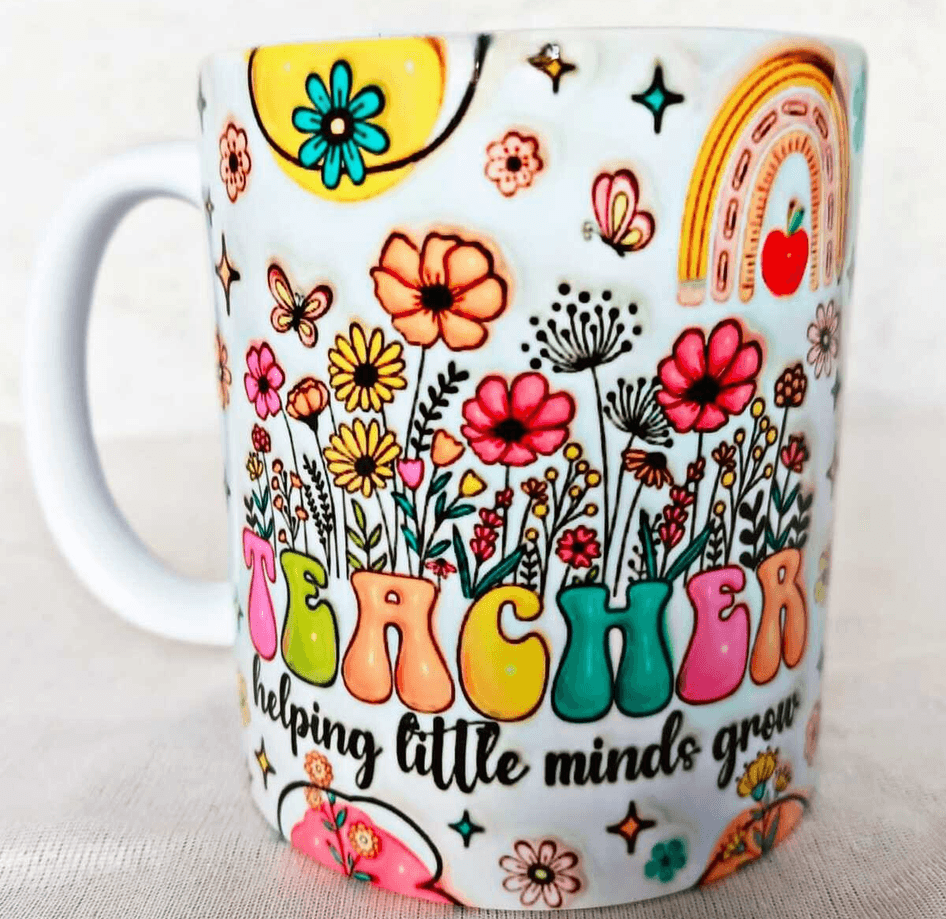 Öğretmenler Günü Özel Tasarım Baskı Büyük Boy Kupa