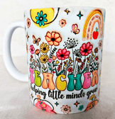 Öğretmenler Günü Özel Tasarım Baskı Büyük Boy Kupa