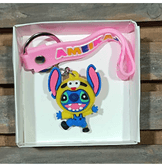 Stitch md1 silikon lüks anahtarlık çanta aksesuar