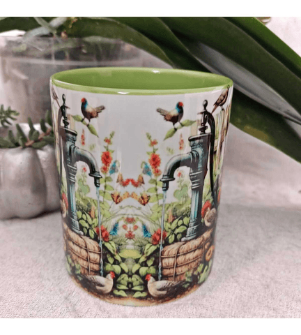 Tulumba vintage baskı büyük boy kupa