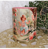 Salıncak keyfi vintage baskı büyük boy kupa