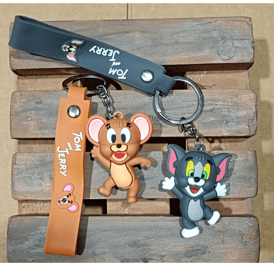 Tom ve jerry, JERRY silikon lüks anahtarlık çanta aksesuar