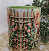 Sevimli bahçıvan vintage baskı büyük boy kupa