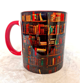 Kırmızı Kitap Kitaplık Büyük Boy Kupa