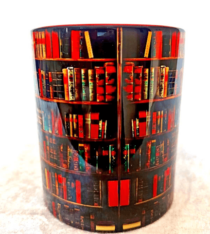 Kırmızı Kitap Kitaplık Büyük Boy Kupa