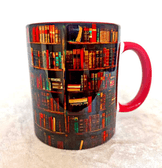 Kırmızı Kitap Kitaplık Büyük Boy Kupa