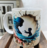 Annelere Özel Büyük Boy Kupa