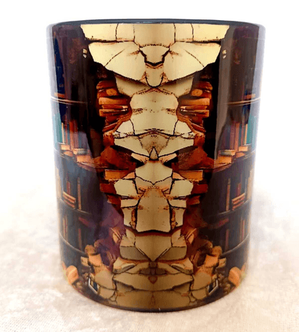 Kitap Kitaplık 3d Baskı Büyük Boy Kupa