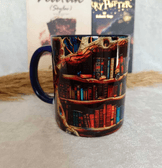 Kitap Kitaplık 3d Baskı Büyük Boy Kupa
