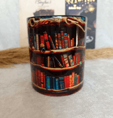 Kitap Kitaplık 3d Baskı Büyük Boy Kupa