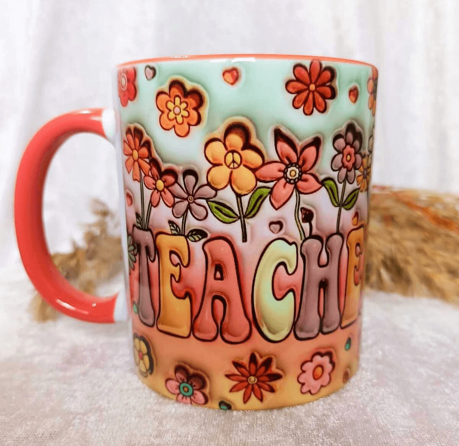 Teacher Öğretmen Baskı Büyük Boy Kupa