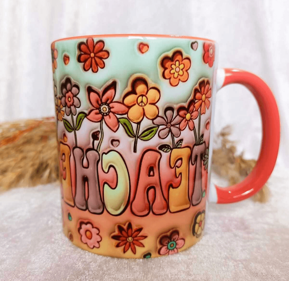 Teacher Öğretmen Baskı Büyük Boy Kupa