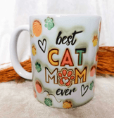 Best Cat Mum Büyük Boy Kupa